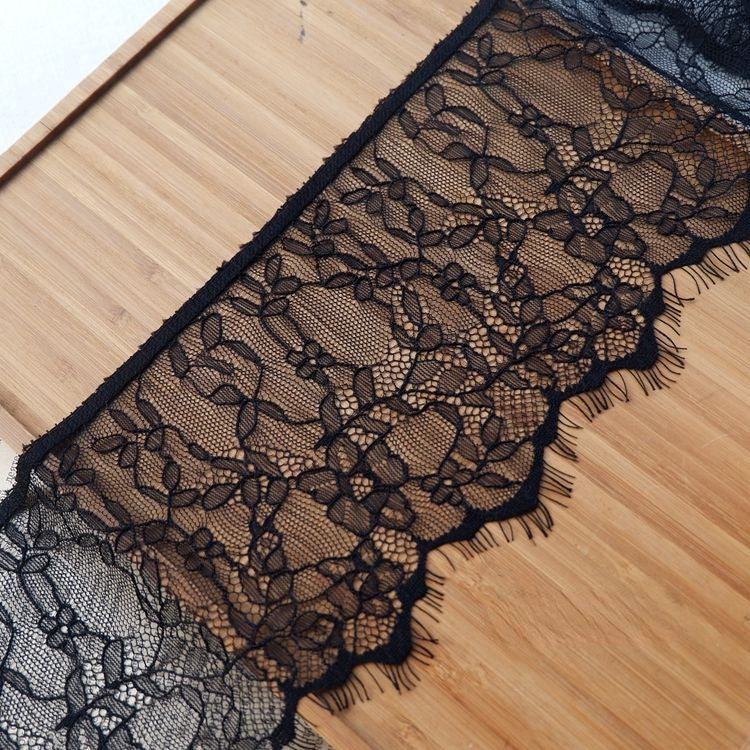 Eyelash Lace Trim Width 12-14 cm LT0085-Lace Fabric Shop