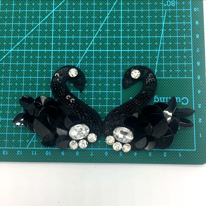 Sequins Beaded Accessories Patch BA0010-Lace Fabric Shop