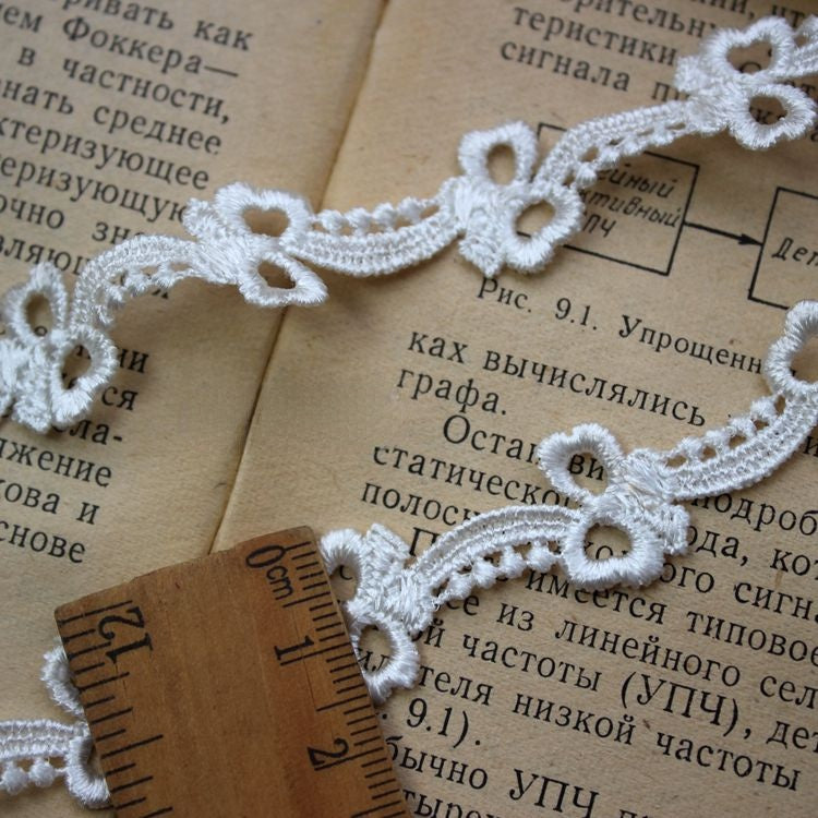 3D Lace Trim Width 1-2 cm LT0069-Lace Fabric Shop