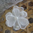 8#White 5cm 1 Flower