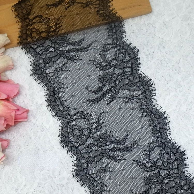 French Lace Trim Width 15-18 cm LT0020-Lace Fabric Shop