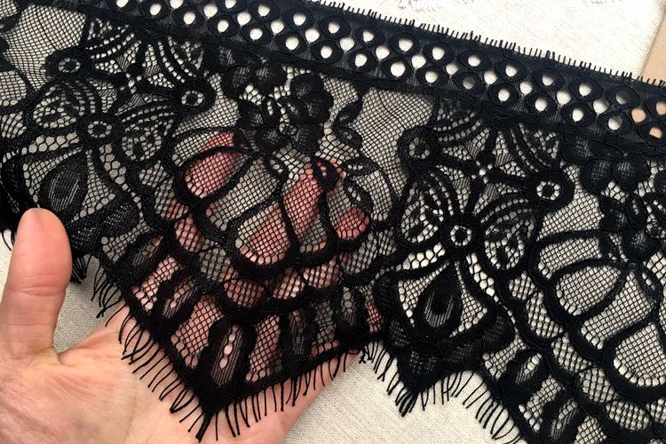 Wedding Lace Trim Width 13-18 cm LT0179-Lace Fabric Shop