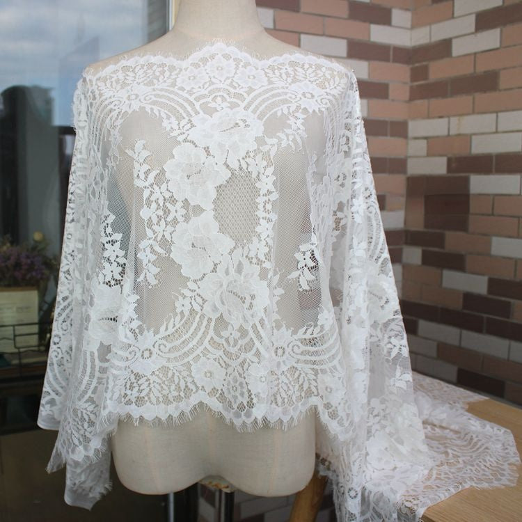 Chantilly Lace Cuff Textile Width 50 cm CHL0124-Lace Fabric Shop