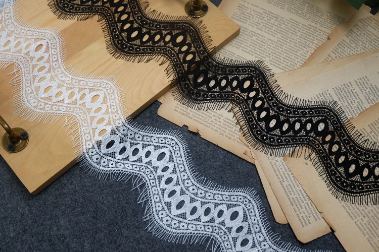 Eyelash Lace Trim Width 5-8 cm LT0066-Lace Fabric Shop