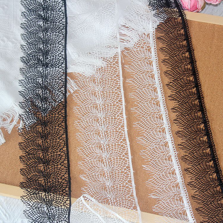 Leaf Lace Trim Fabric Width 6-9 cm LT0190-Lace Fabric Shop