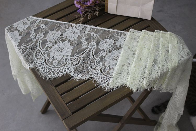 Color Lace Trim Fabrics Width 25 cm CL0050-Lace Fabric Shop
