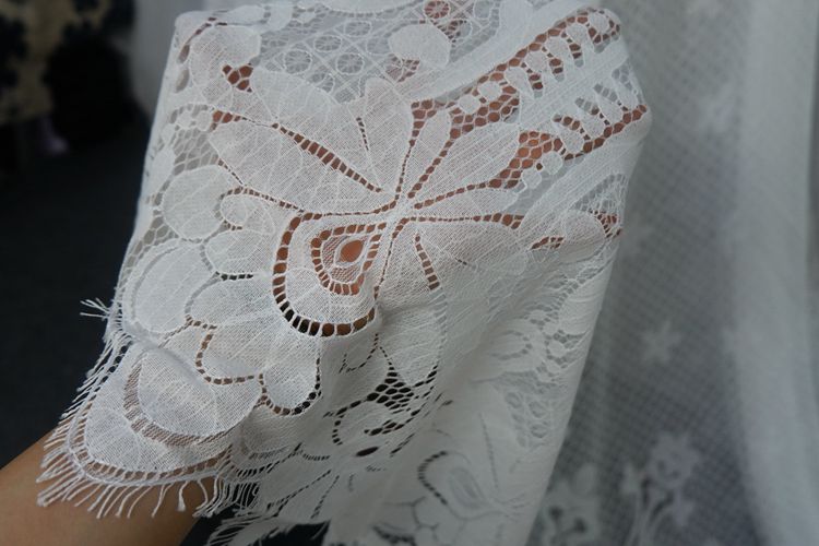 Nylon Cotton Guipure Lace Width 150cm GL0019-Lace Fabric Shop