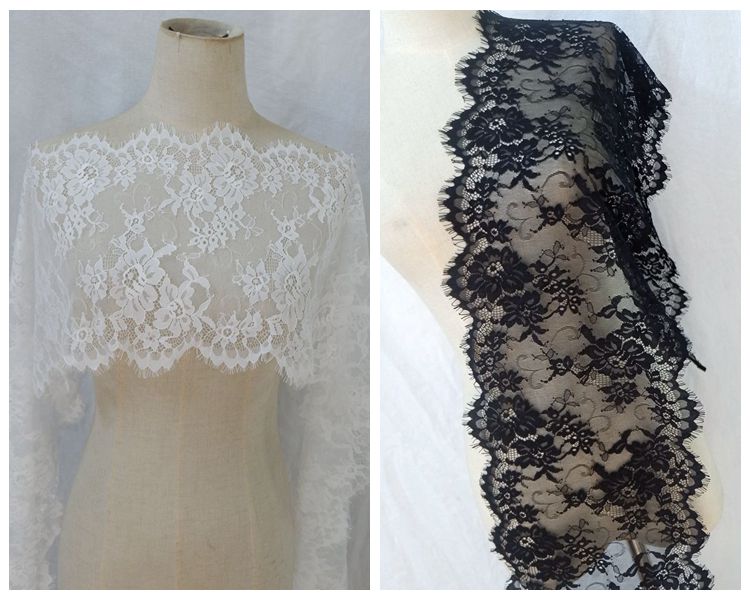 Hem Lace Trim Material Width 19-27 cm LT0240-Lace Fabric Shop