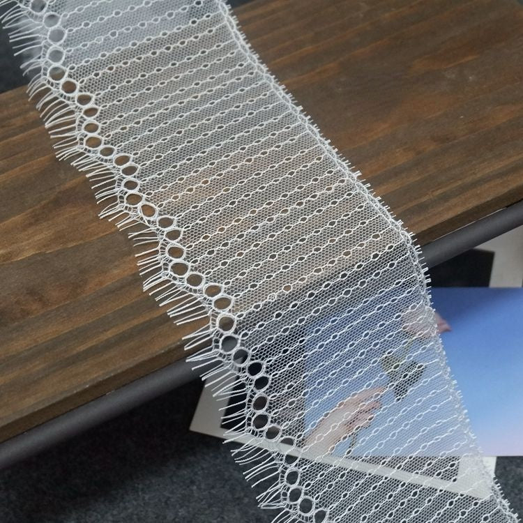 Eyelash Lace Trims Width 9-20 cm LT0123-Lace Fabric Shop