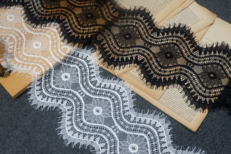 Chantilly Lace Trim Fabrics Width 13-18 cm LT0276-Lace Fabric Shop