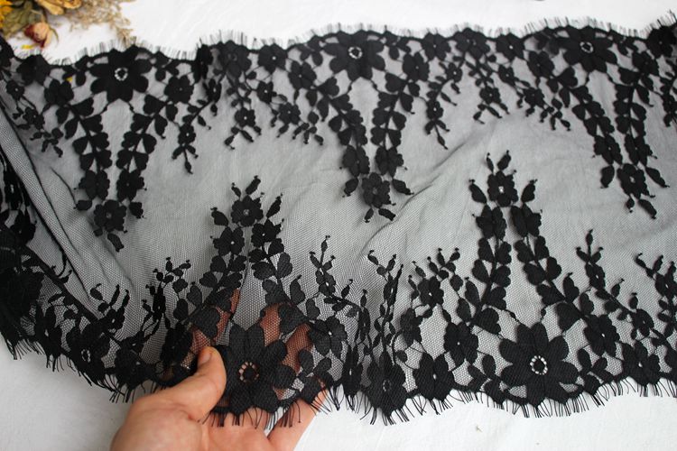 Eyelash Lace Trim Sewing Fabric Width 32 cm LT0325-Lace Fabric Shop