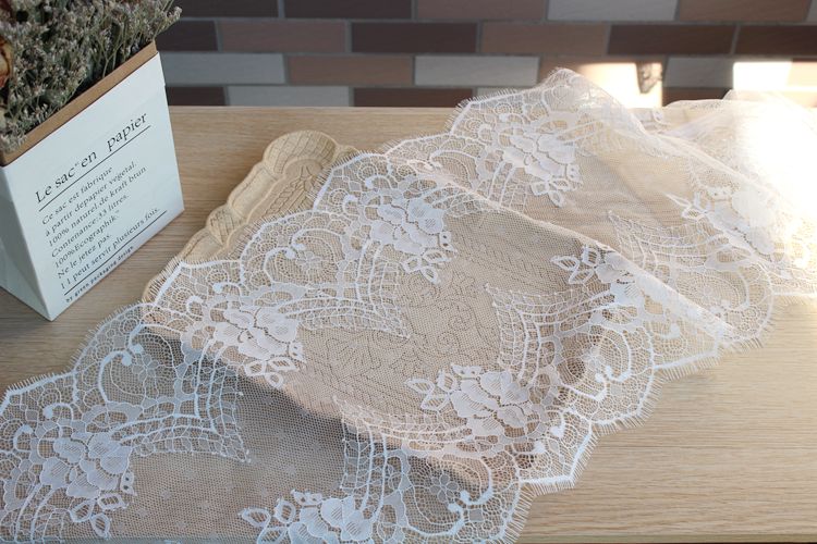T-shirt Cuff Lace Trims Fabric Width 32 cm LT0328-Lace Fabric Shop