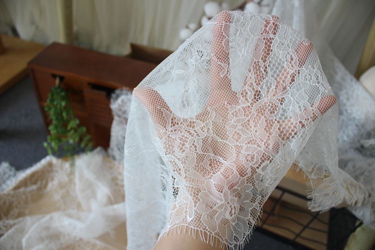 Summer Eyelash Lace Trim Width 47 cm LT0367-Lace Fabric Shop