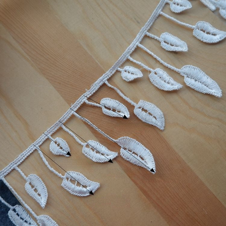 Tassel Sewing Lace Trim Material Fabric LT0252-Lace Fabric Shop