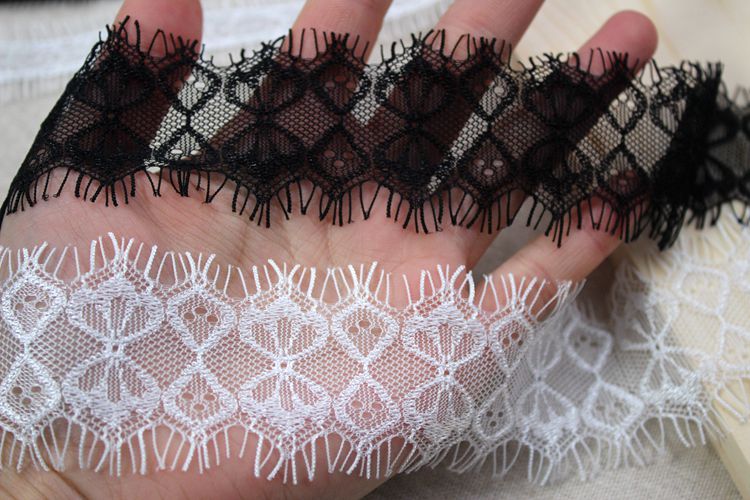 Eyelash Lace Trim Width 2-4 cm LT0092-Lace Fabric Shop