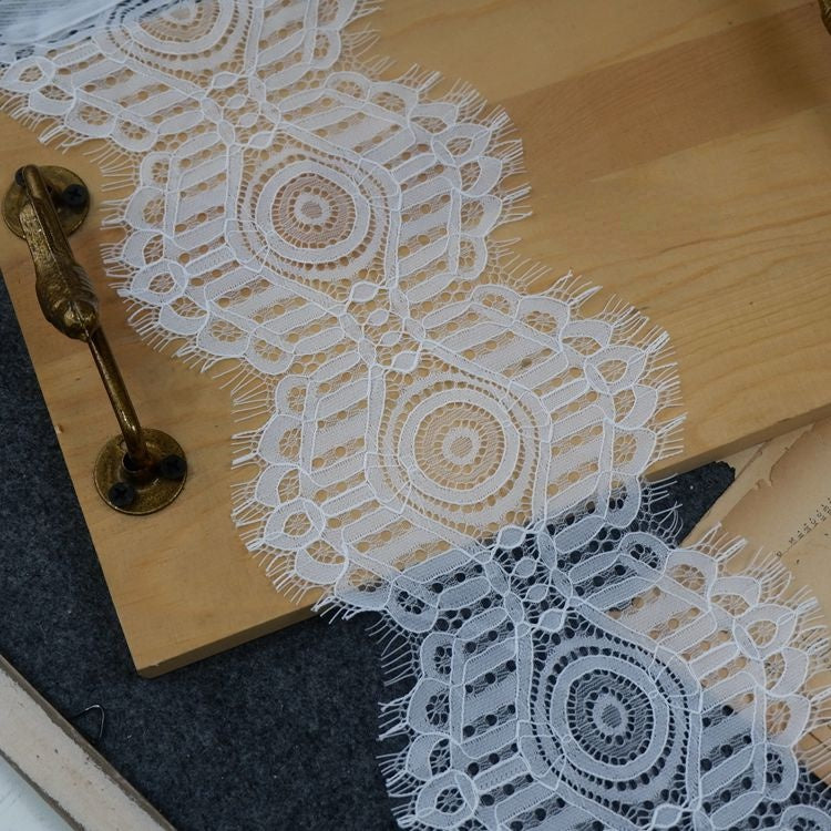 French Lace Trim Width 14 cm LT0079-Lace Fabric Shop