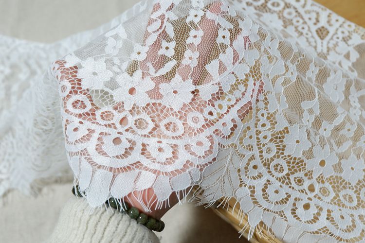 Guipure Lace Trims Width 34-50 cm GL0055-Lace Fabric Shop