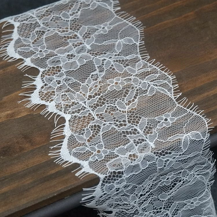 Chantilly Lace Trim Width 10-16 cm LT0082-Lace Fabric Shop