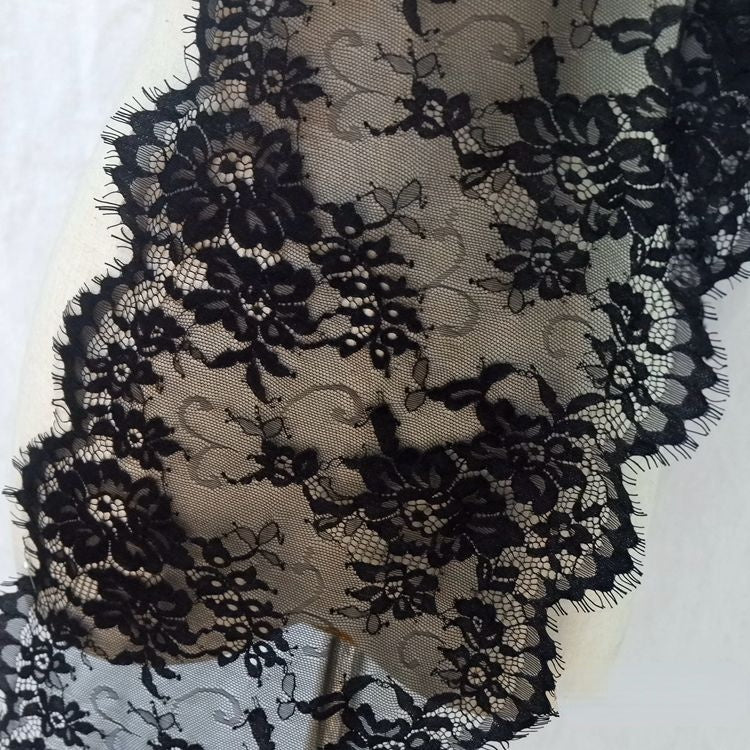Hem Lace Trim Material Width 19-27 cm LT0240-Lace Fabric Shop