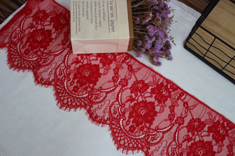 Color Lace Trim Fabrics Width 25 cm CL0050-Lace Fabric Shop