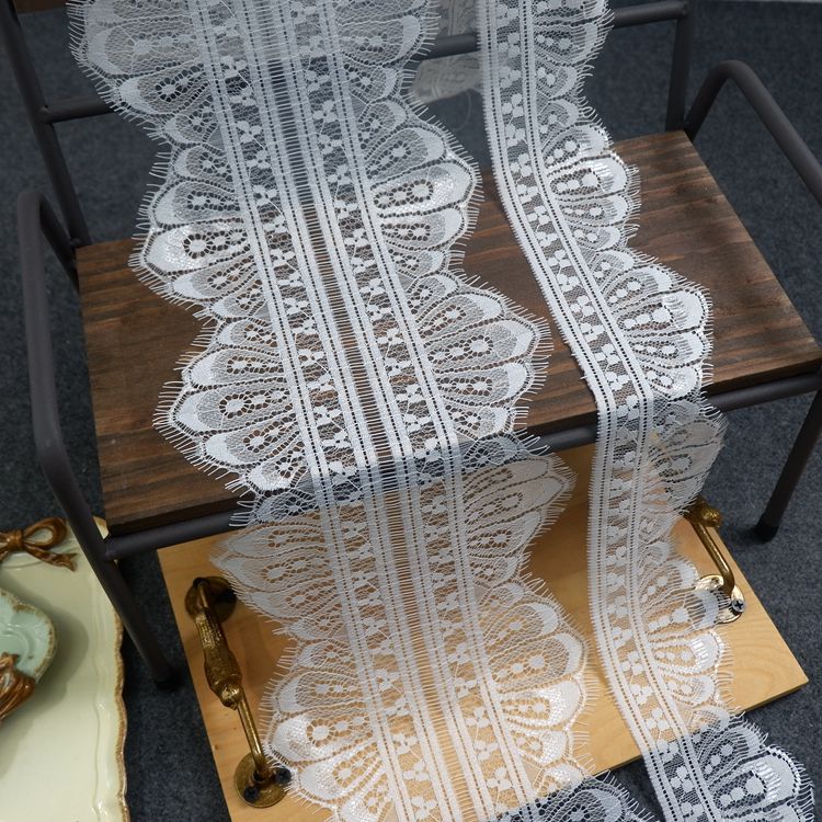 Gloss French Lace Trim Width 7-19 cm LT0023-Lace Fabric Shop