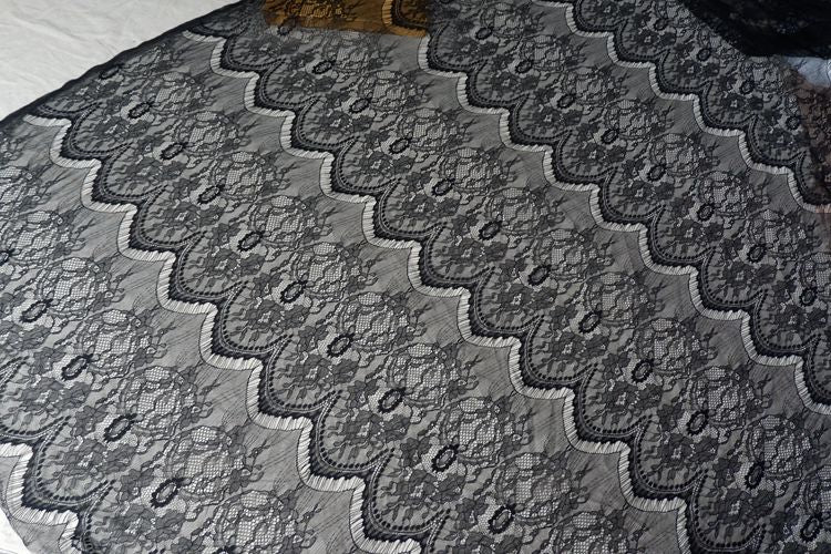 Thin Guipure Lace Width 150cm GL0017-Lace Fabric Shop