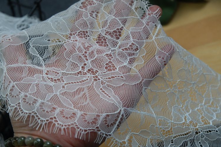 Thin Lace Trim Fabric Width 16-18 cm LT0139-Lace Fabric Shop