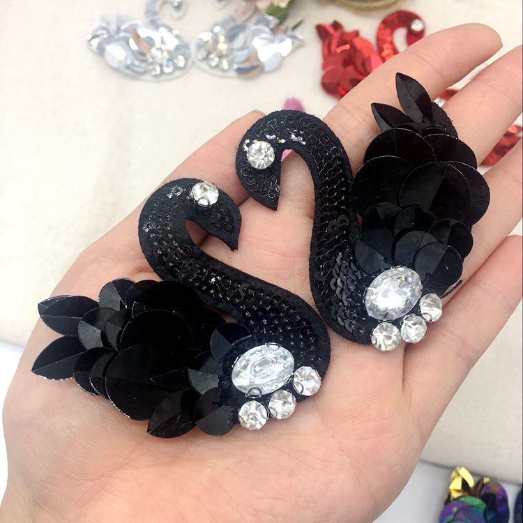 Sequins Beaded Accessories Patch BA0010-Lace Fabric Shop