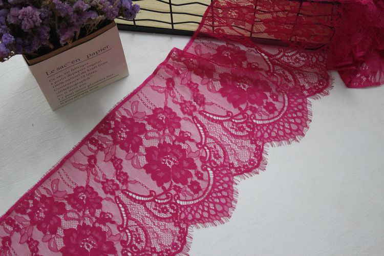 Color Lace Trim Fabrics Width 25 cm CL0050-Lace Fabric Shop