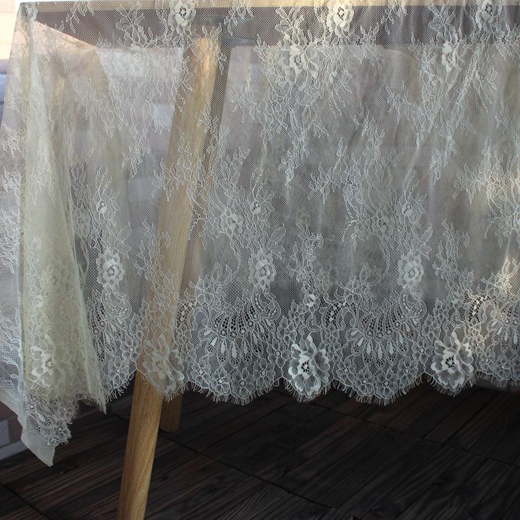 Chantilly Color Lace Width 62-150 cm CL0010-Lace Fabric Shop