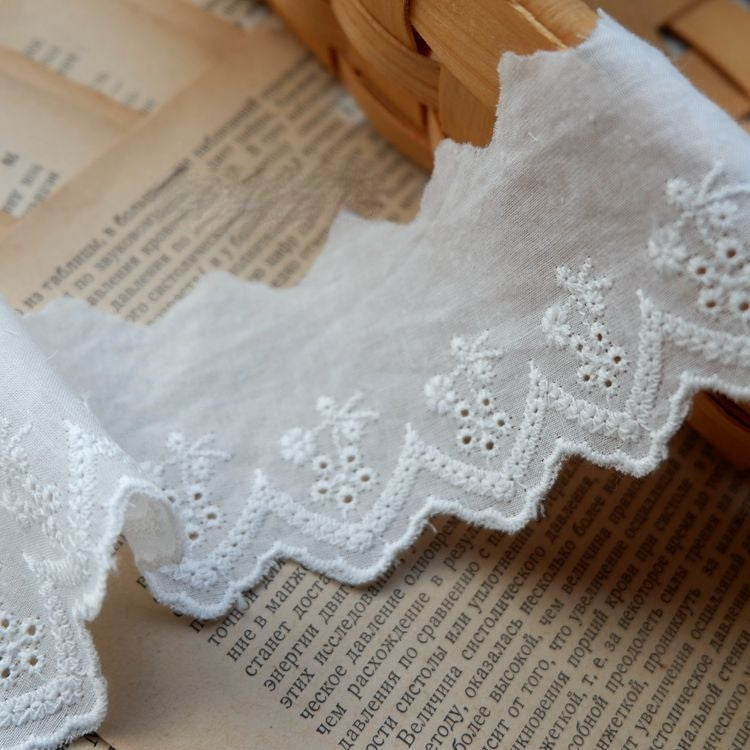 Embroidery Eyelet Lace Fabric Width 3-5 cm EF0016