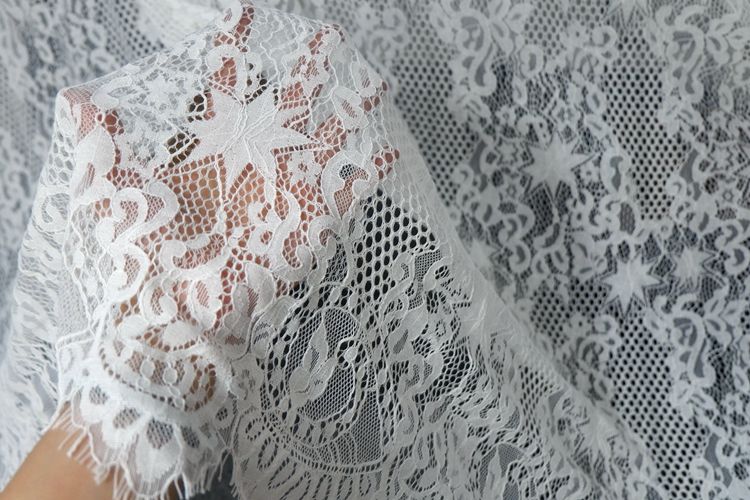 Guipure Lace Skirt Fabric Width 150 cm GL0081-Lace Fabric Shop