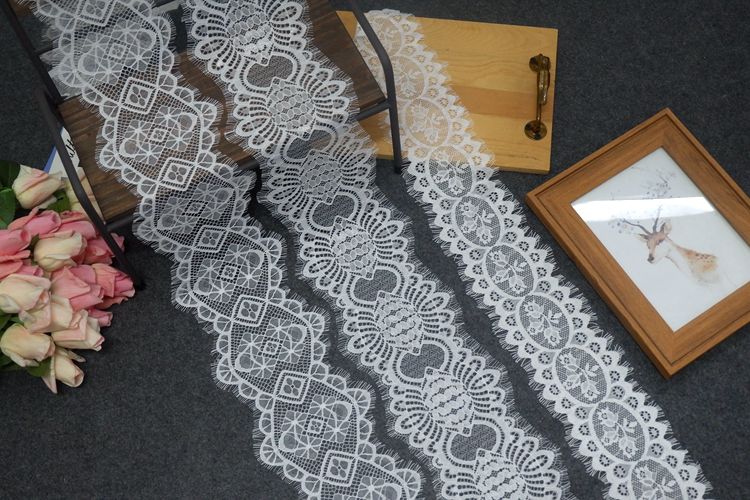 Gloss Lace Trim Width 11-15 cm LT0077-Lace Fabric Shop