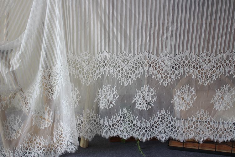 Stripe Guipure Lace Fabric Width 150 cm GL0091