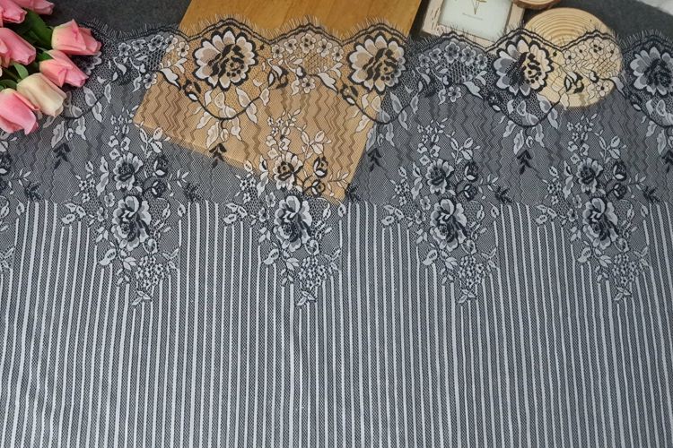 Stripe Guipure Lace Width 150 cm GL0003-Lace Fabric Shop