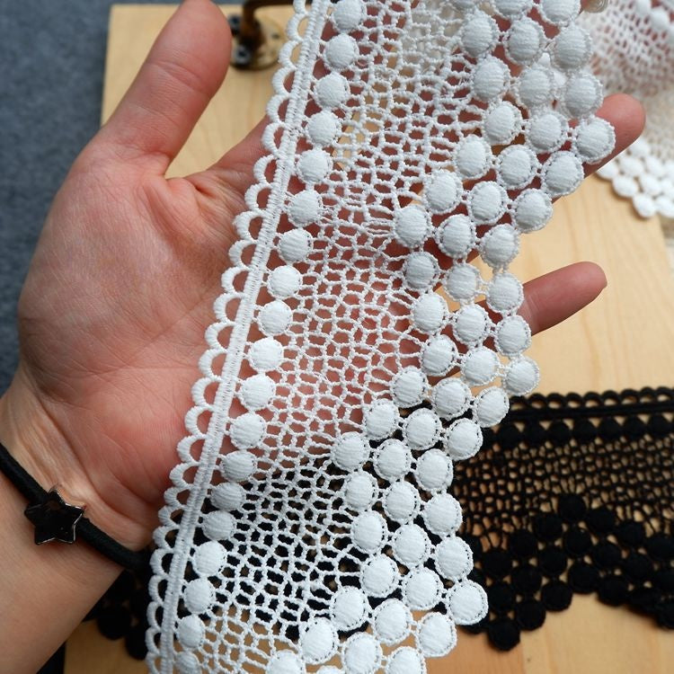 3D Lace Trim Fabric Width 8-9 cm LT0116-Lace Fabric Shop