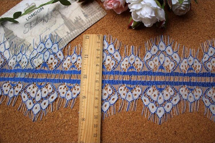 Double Color Lace Trim Width 10 cm CL0041-Lace Fabric Shop