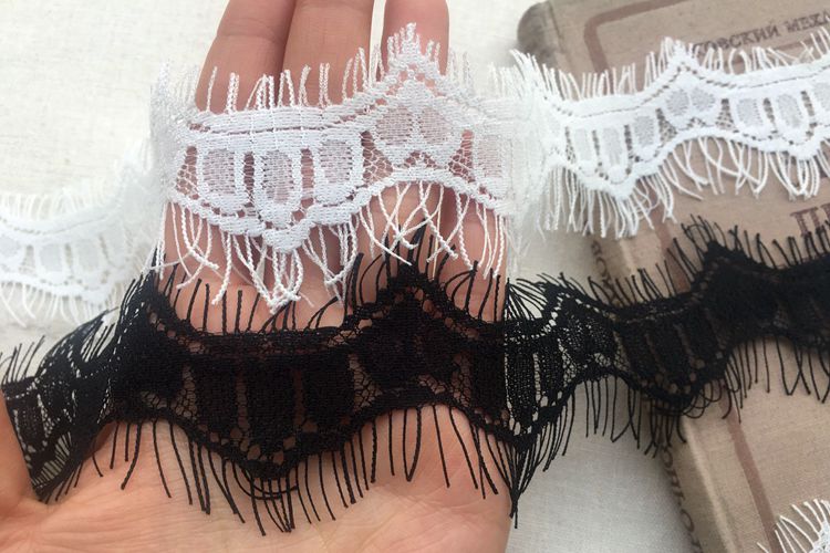 Eyelash Lace Trim Width 5 cm LT0049-Lace Fabric Shop