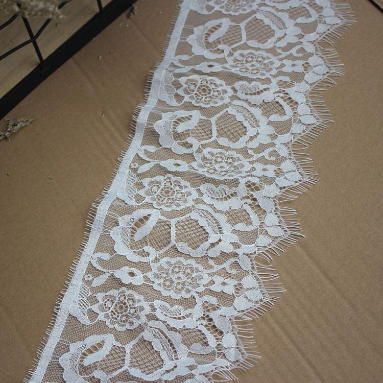 Hollow Chantilly Lace Trims Width 6-17 cm LT0321-Lace Fabric Shop