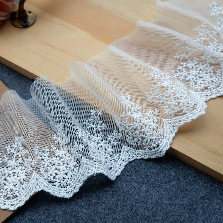 Embroidery Tulle Width 10 cm TF0008