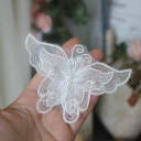 2#White Butterfly 11x6.5cm