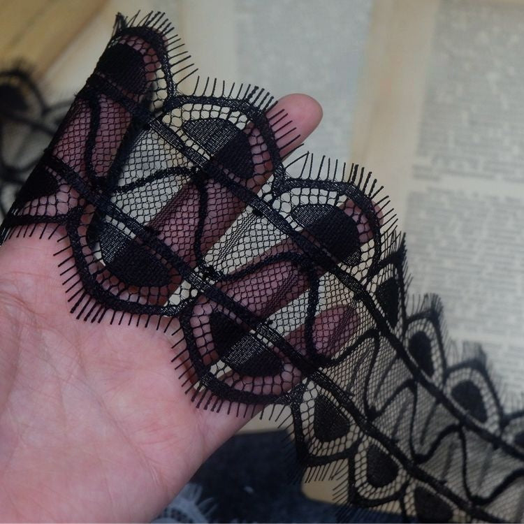 Lace Trim Decor Material Width 8 cm LT0271-Lace Fabric Shop