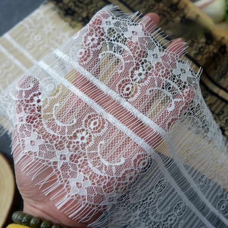 Chantilly Lace Trim Width 7-15 cm LT0041-Lace Fabric Shop
