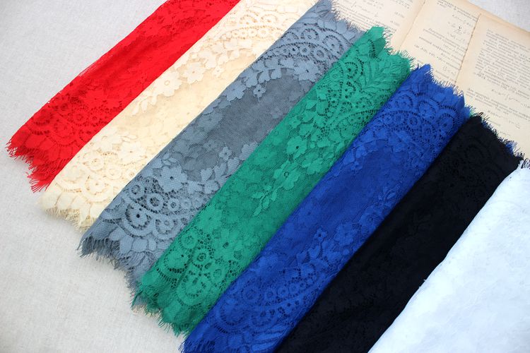 Chantilly Color Lace Width 33-35 cm CL0017-Lace Fabric Shop