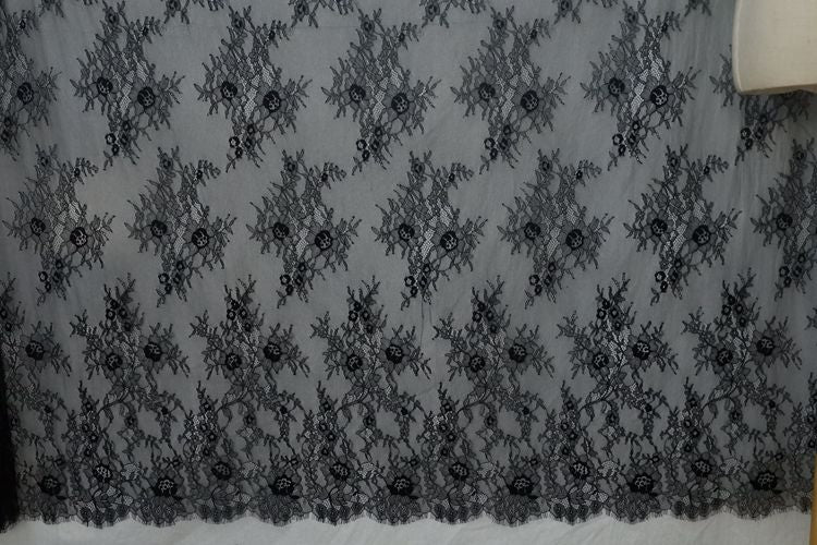 Chantilly Lace Clothing Fabric Width 150 cm CHL0103-Lace Fabric Shop
