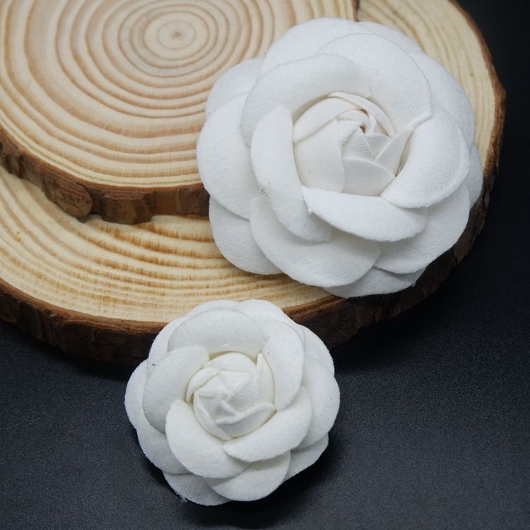 3D Camellia Hat Bag Sweater Brooch BTA0015-Lace Fabric Shop