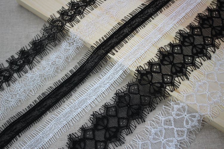 Eyelash Lace Trim Width 2-4 cm LT0092-Lace Fabric Shop