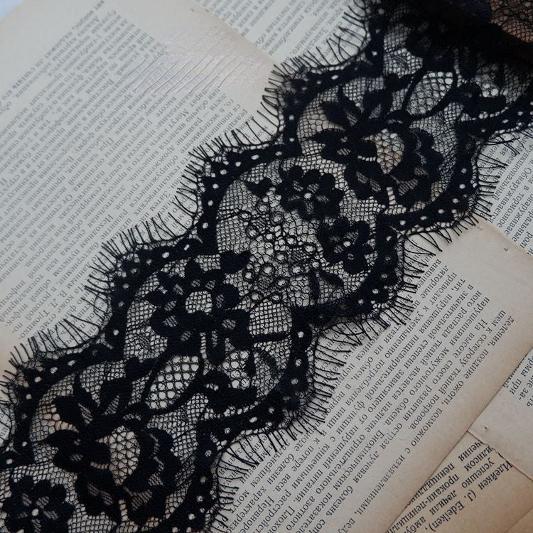 Chantilly Color Lace Width 9.5cm CL0055-Lace Fabric Shop