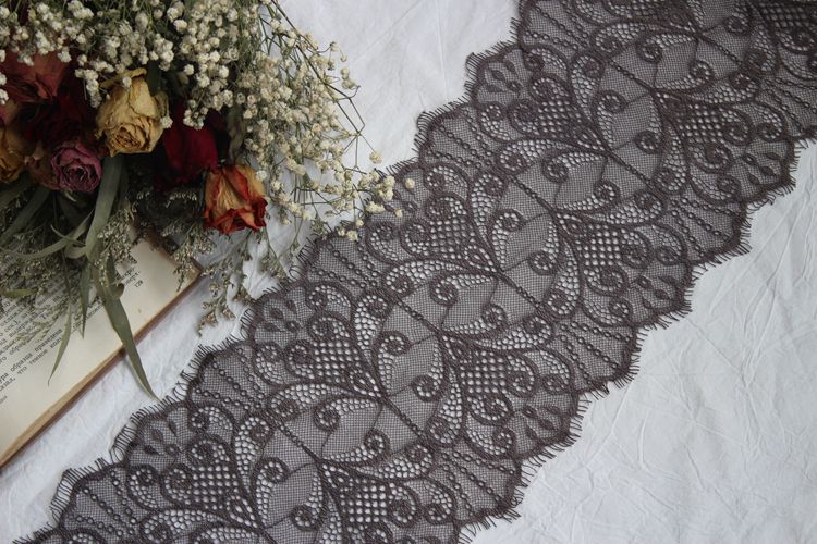 Tulle Color Lace Width 18-20 cm CL0002-Lace Fabric Shop