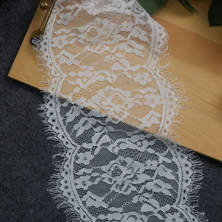 Thin Lace Trim Fabric Width 16-18 cm LT0139-Lace Fabric Shop